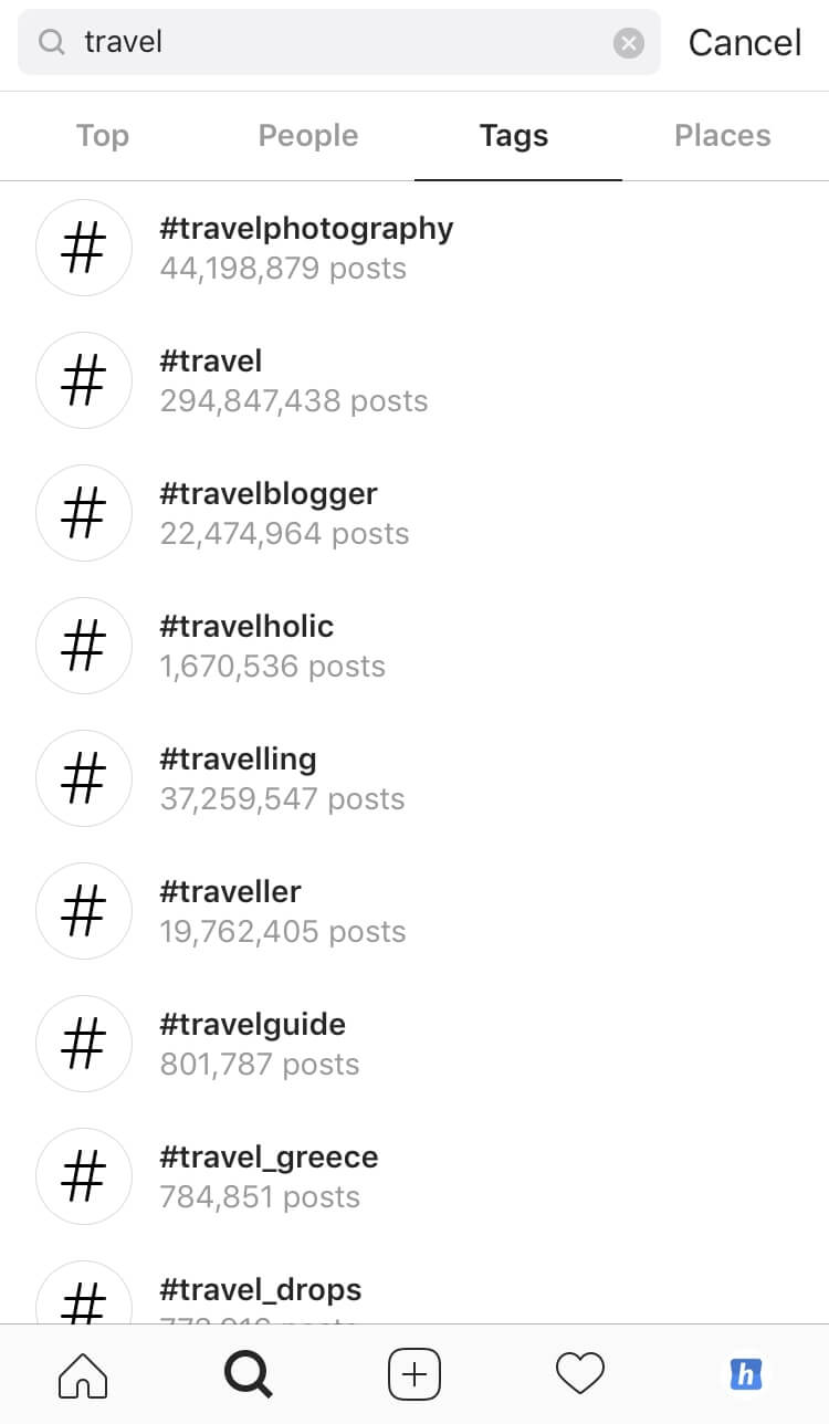 instagram hashtags