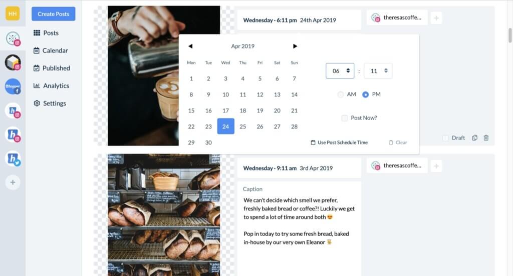 bulk schedule your content with hopper hq 
