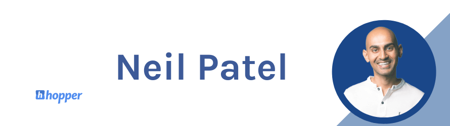 Neil Patel, digital marketing expert, and social media marketing influencer.