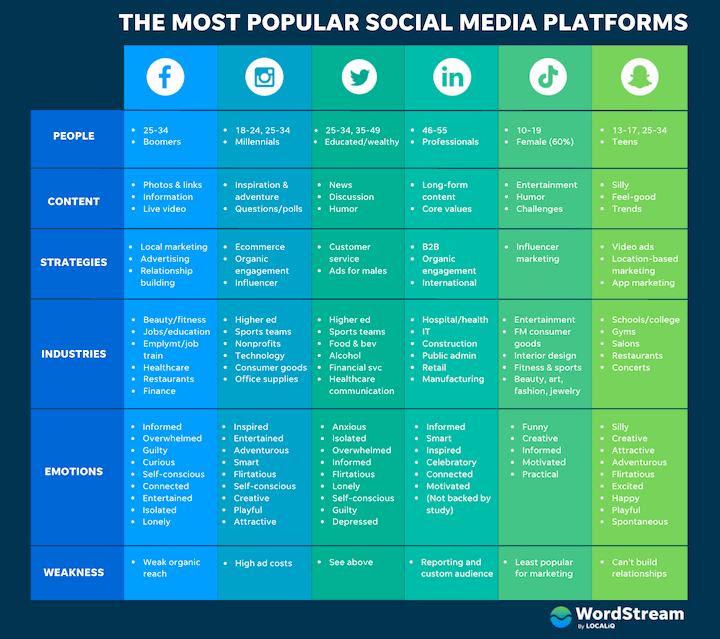 Social media demographics