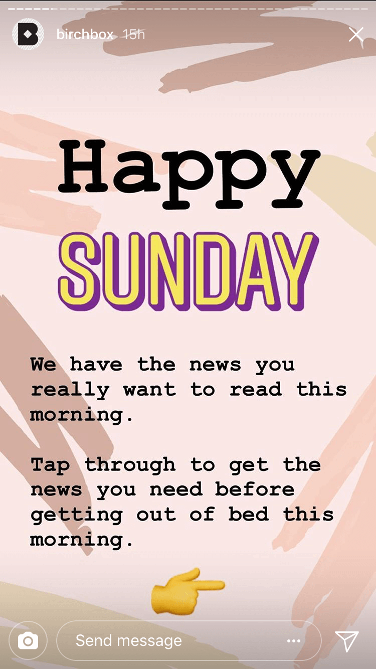 Instagram stories