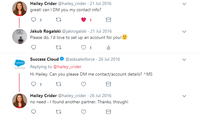 social media monitoring example