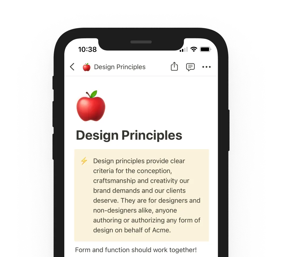 Notion Mobile app